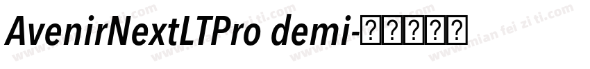 AvenirNextLTPro demi字体转换